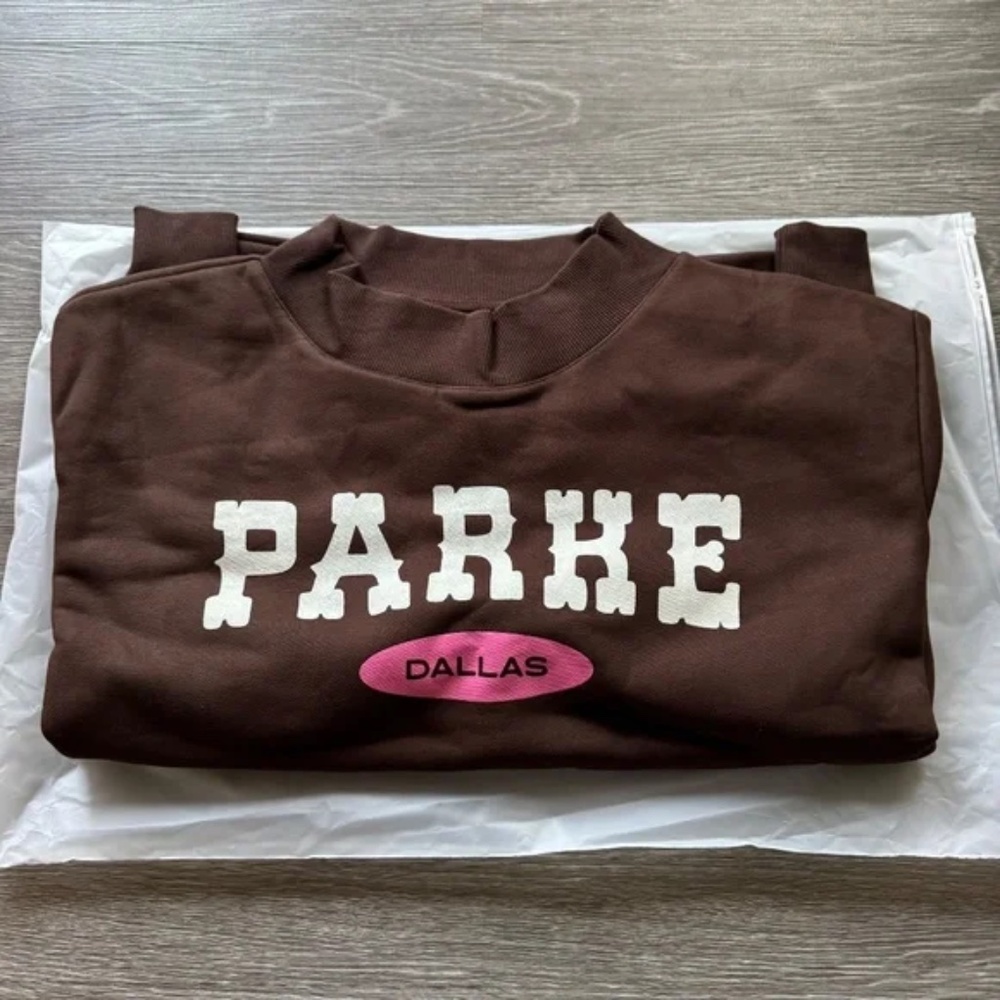 PARKE Dallas Signature Mockneck NWT